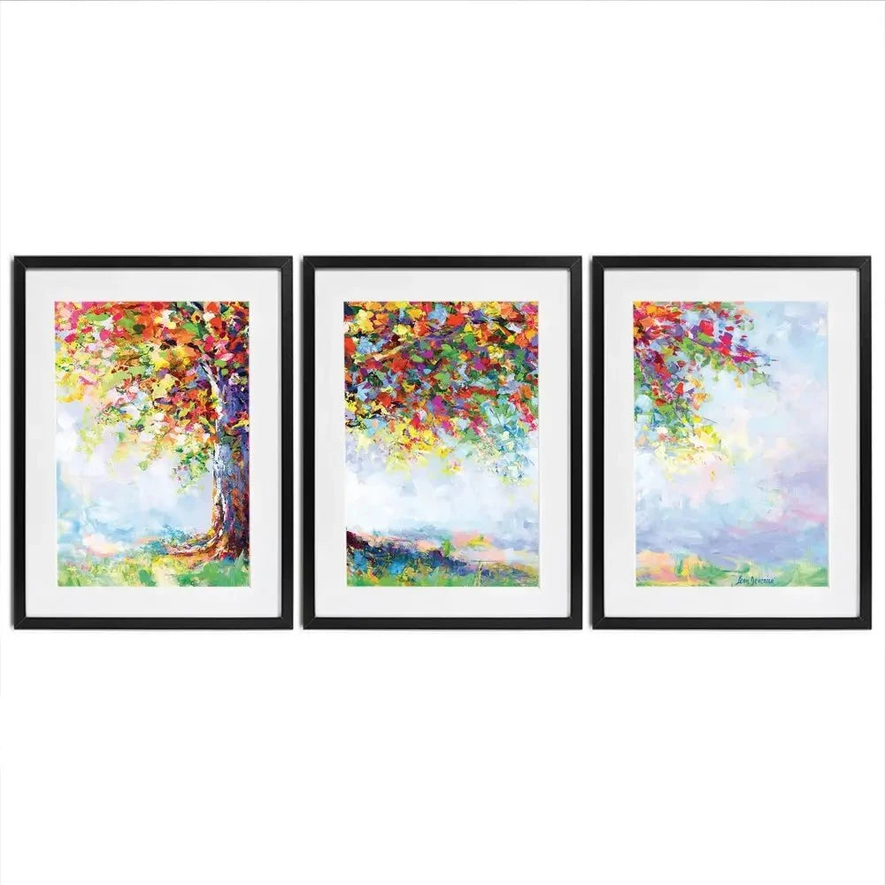 Tree Of Life Framed Art Print Trio Tree Of Life Framed Art Print Trio wall art product Leon Devenice