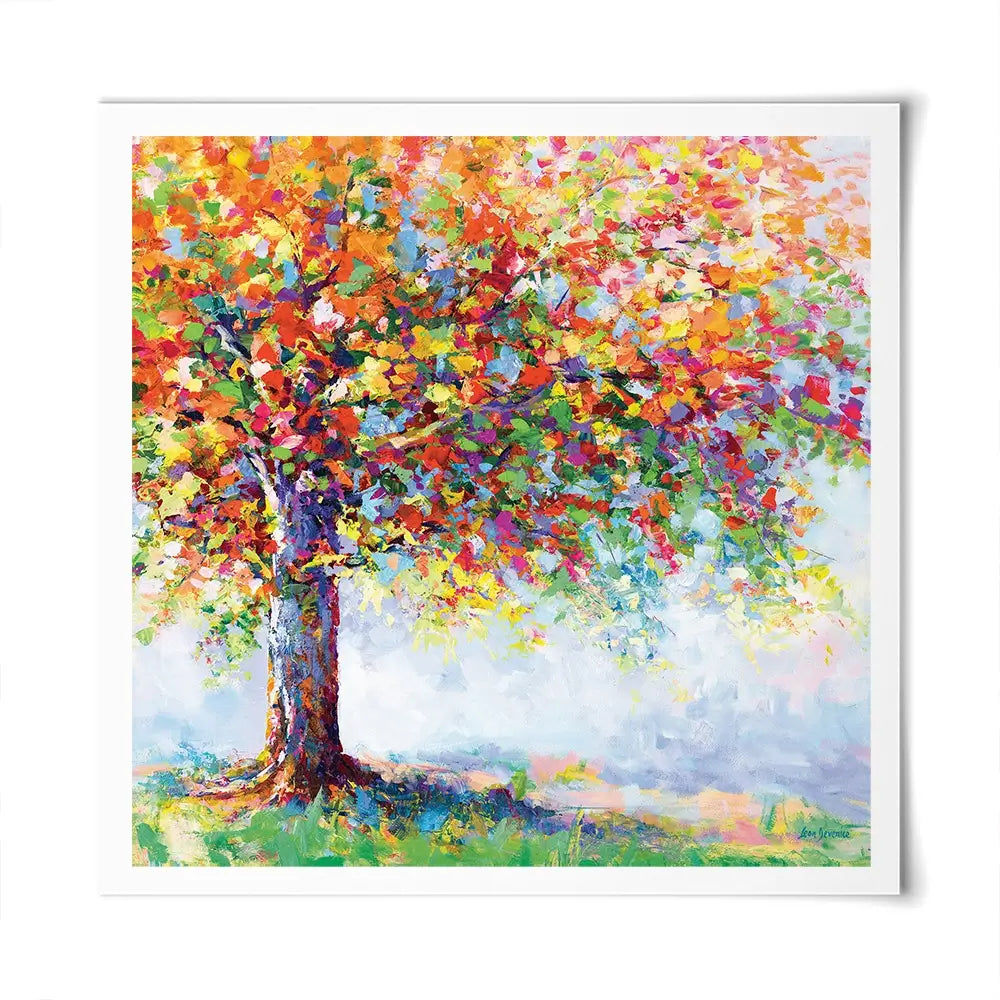 Tree Of Life Square Art Print Tree Of Life Square Art Print wall art product Leon Devenice