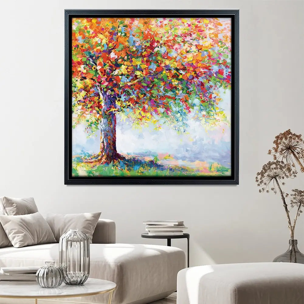 Tree Of Life Square Canvas Print Tree Of Life Square Canvas Print wall art product Leon Devenice