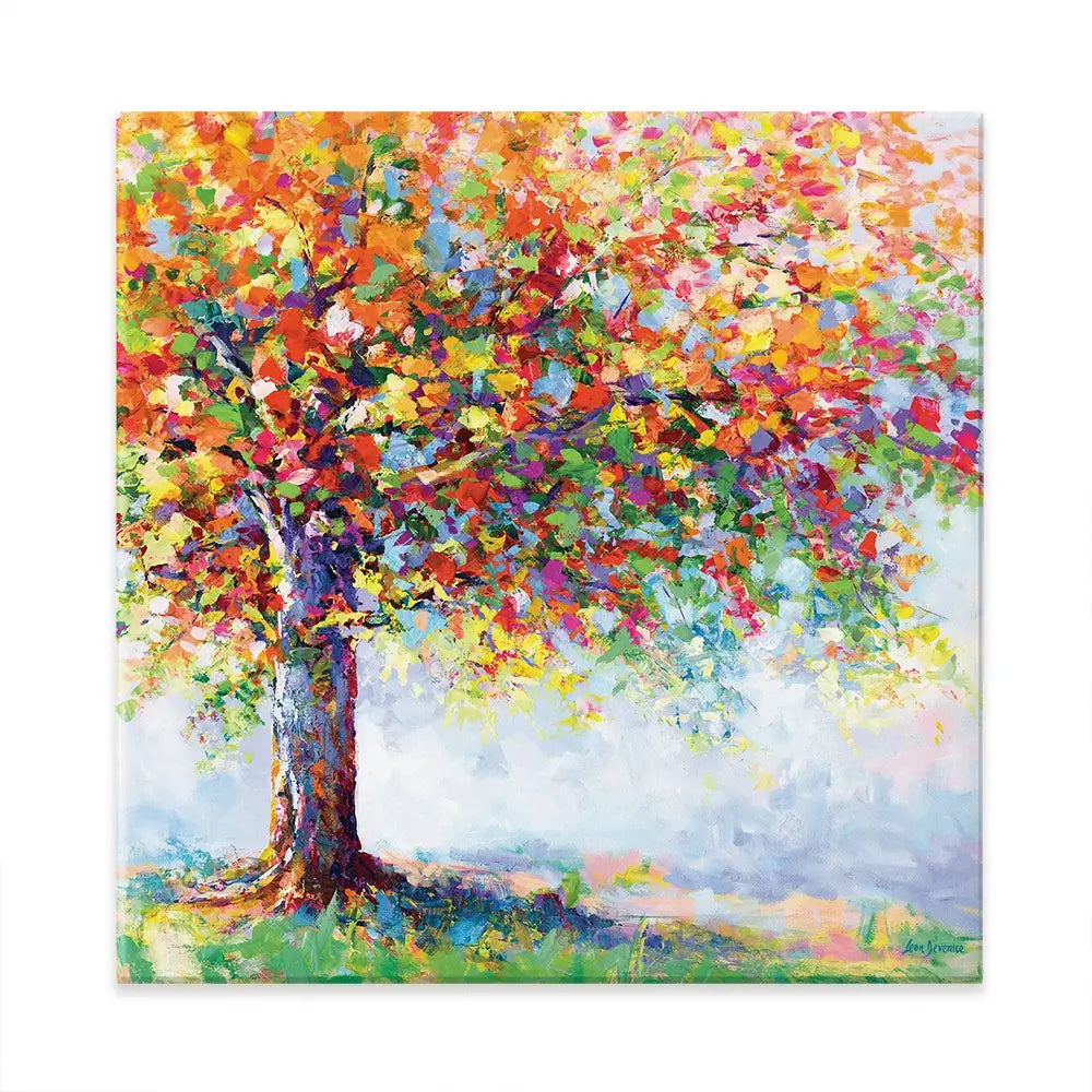 Tree Of Life Square Canvas Print Tree Of Life Square Canvas Print wall art product Leon Devenice