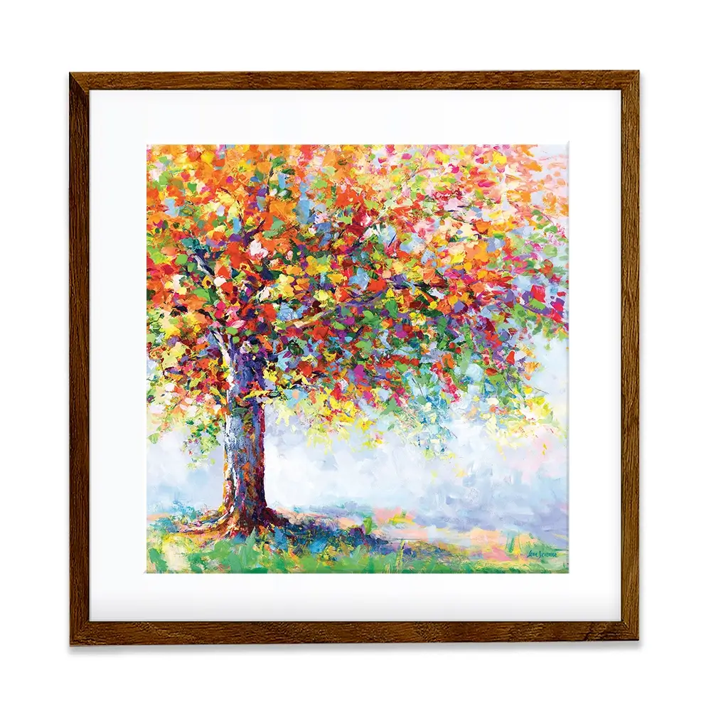 Tree Of Life Square Framed Art Print Tree Of Life Square Framed Art Print wall art product Leon Devenice