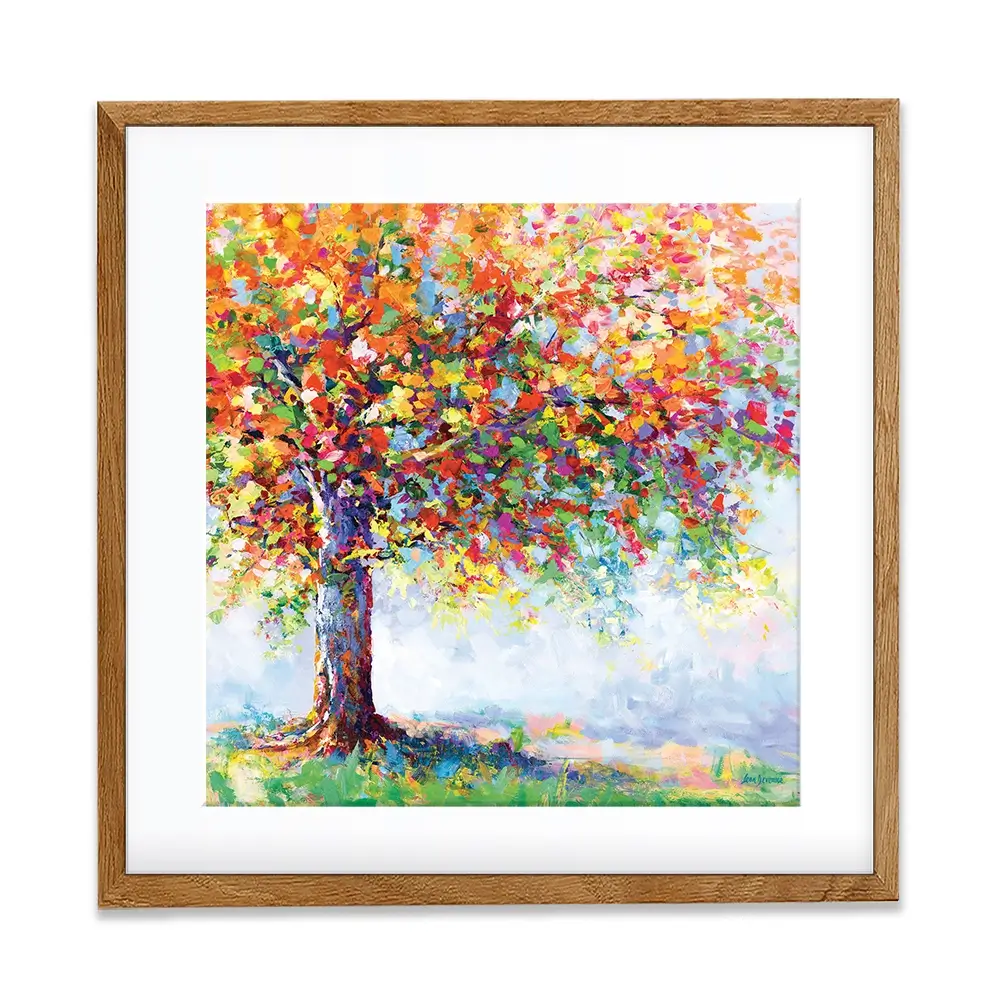 Tree Of Life Square Framed Art Print Tree Of Life Square Framed Art Print wall art product Leon Devenice