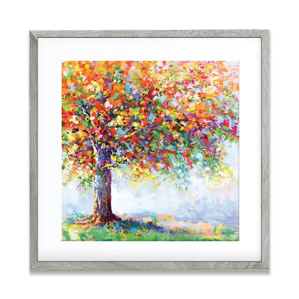 Tree Of Life Square Framed Art Print Tree Of Life Square Framed Art Print wall art product Leon Devenice