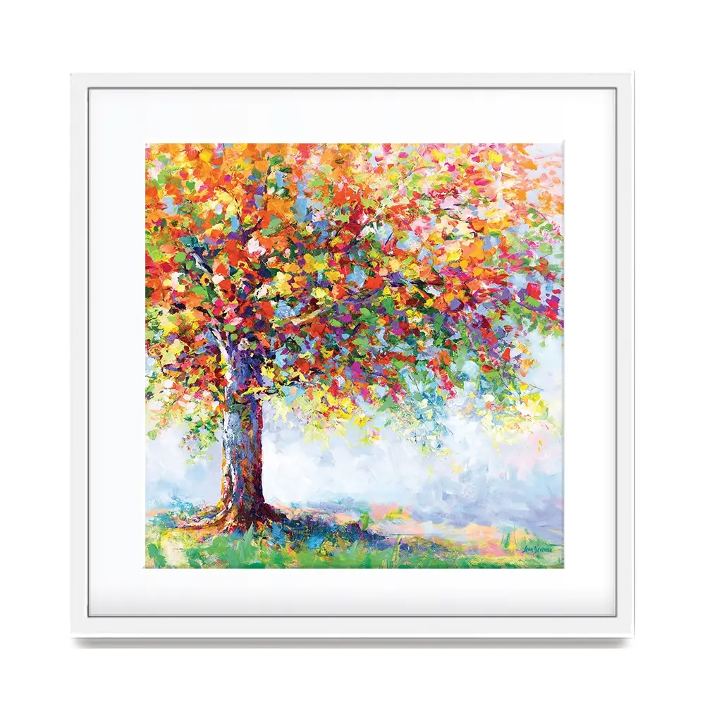 Tree Of Life Square Framed Art Print Tree Of Life Square Framed Art Print wall art product Leon Devenice