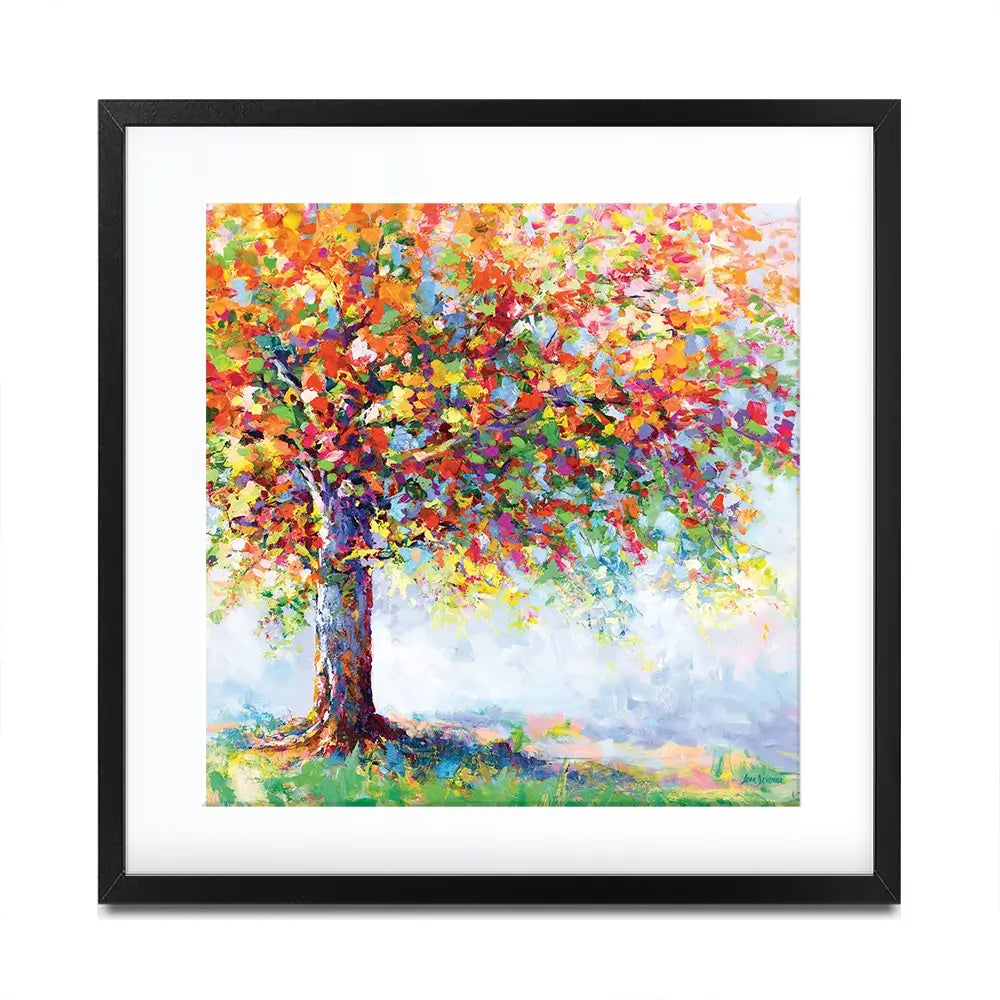 Tree Of Life Square Framed Art Print Tree Of Life Square Framed Art Print wall art product Leon Devenice