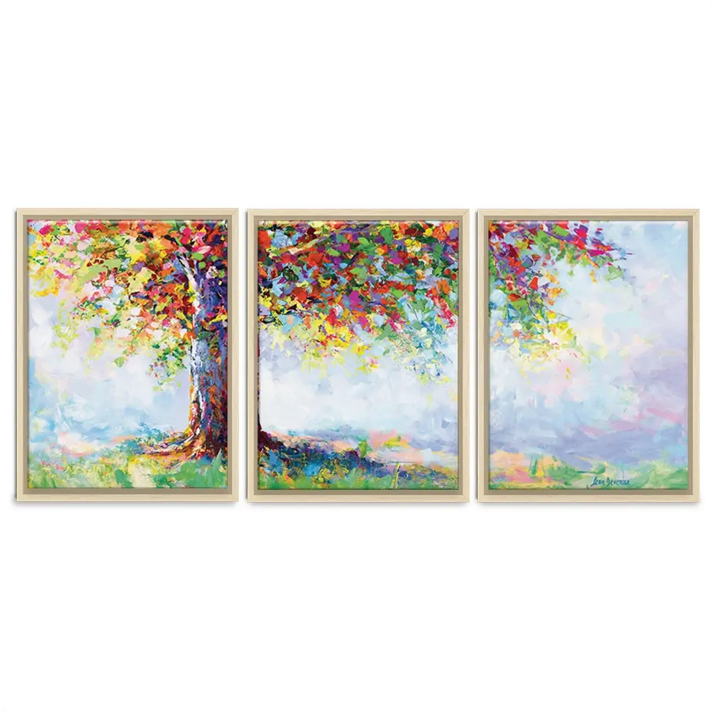 Tree Of Life Trio Canvas Print Tree Of Life Trio Canvas Print wall art product Leon Devenice