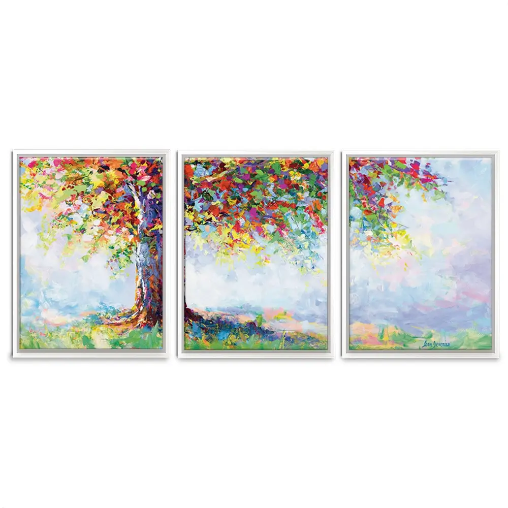 Tree Of Life Trio Canvas Print Tree Of Life Trio Canvas Print wall art product Leon Devenice