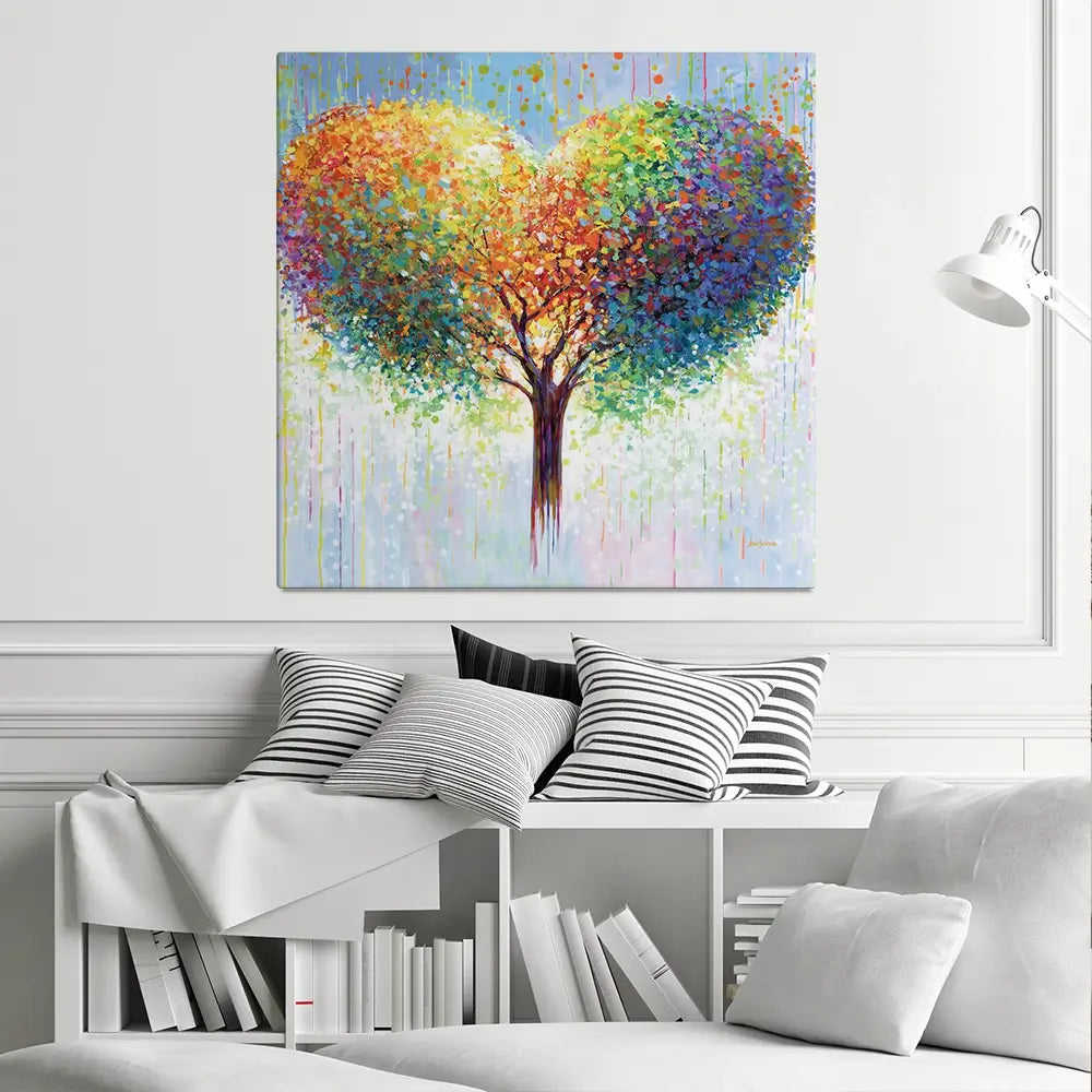 Tree Of Love Canvas Print Tree Of Love Canvas Print wall art product Leon Devenice