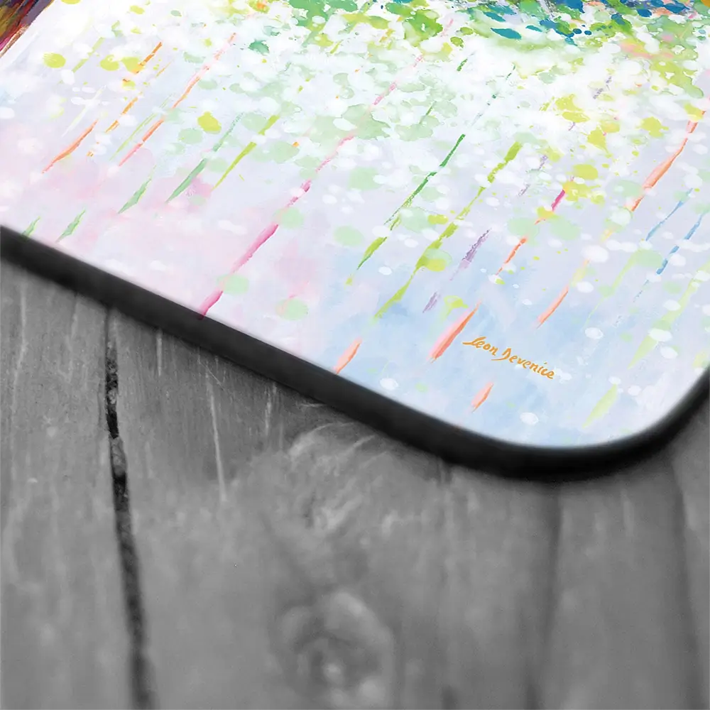 Tree Of Love Coaster Set Rainbow Soul Tree Coaster Set | Rainbow Soul Tree Art Coasters wall art product Leon Devenice