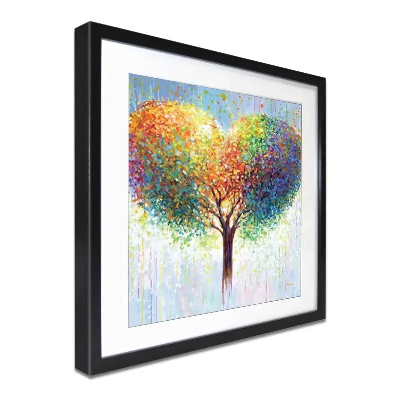 Tree Of Love Framed Art Print Tree Of Love Framed Art Print wall art product Leon Devenice