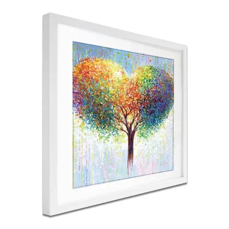 Tree Of Love Framed Art Print Tree Of Love Framed Art Print wall art product Leon Devenice