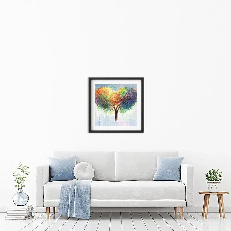 Tree Of Love Framed Art Print Tree Of Love Framed Art Print wall art product Leon Devenice