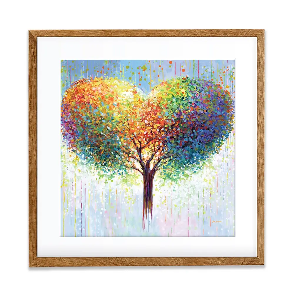 Tree Of Love Framed Art Print Tree Of Love Framed Art Print wall art product Leon Devenice