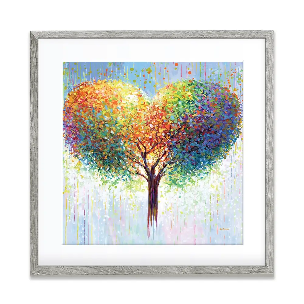 Tree Of Love Framed Art Print Tree Of Love Framed Art Print wall art product Leon Devenice