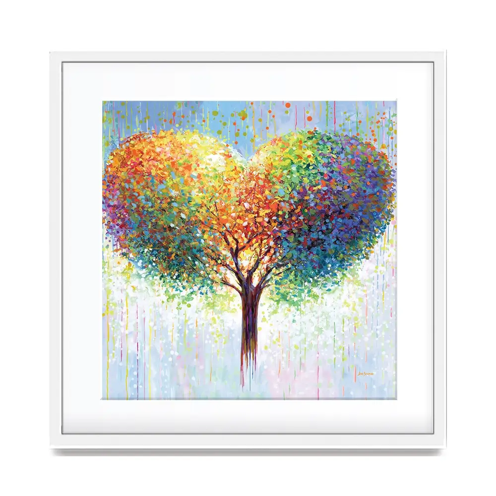Tree Of Love Framed Art Print Tree Of Love Framed Art Print wall art product Leon Devenice