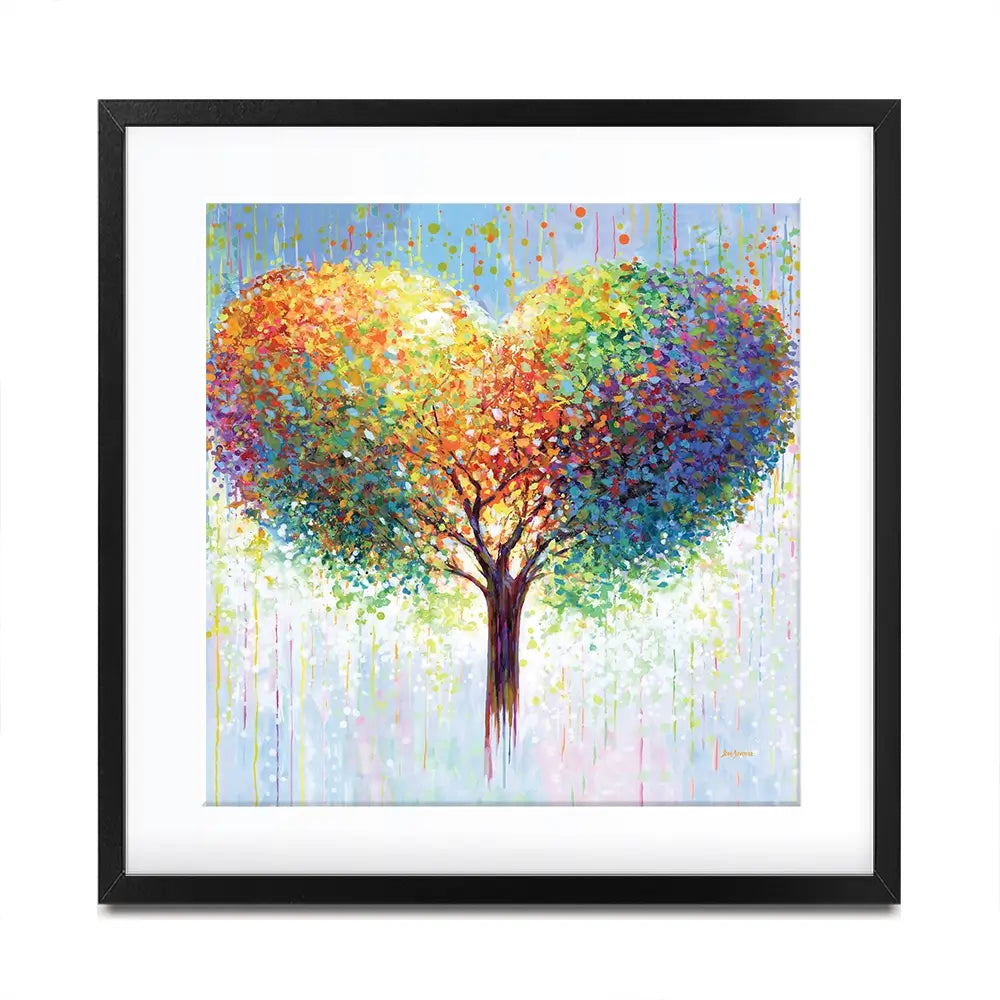 Tree Of Love Framed Art Print Tree Of Love Framed Art Print wall art product Leon Devenice