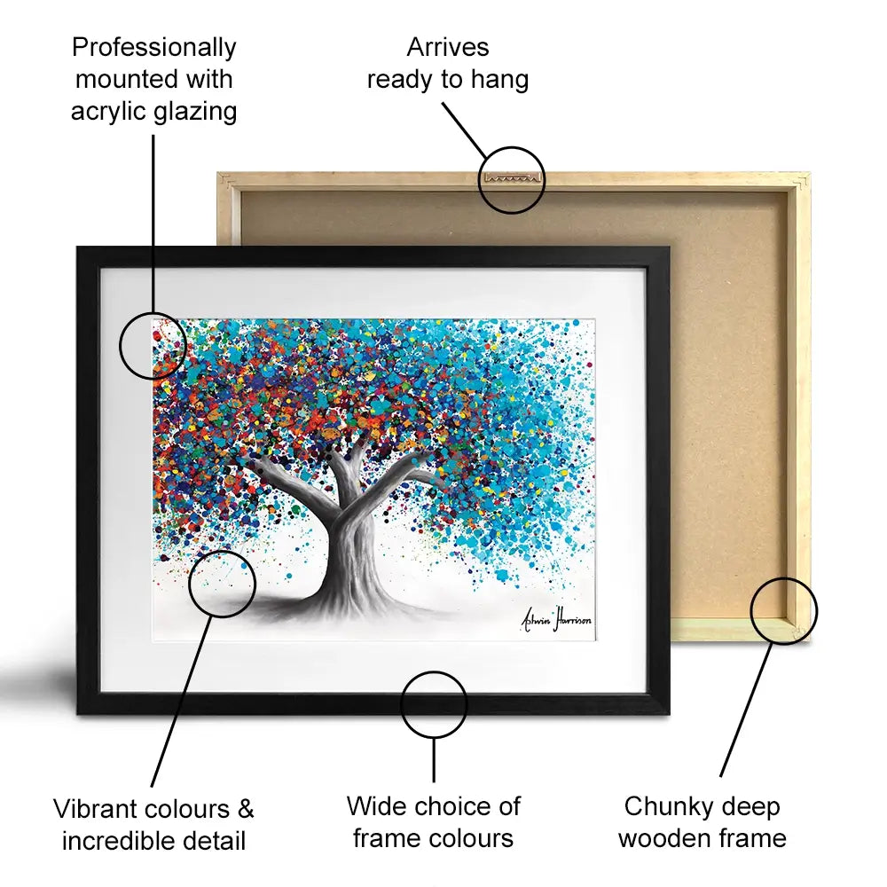 Tree Of Optimism Framed Art Print Tree Of Optimism Framed Art Print wall art product Ashvin Harrison