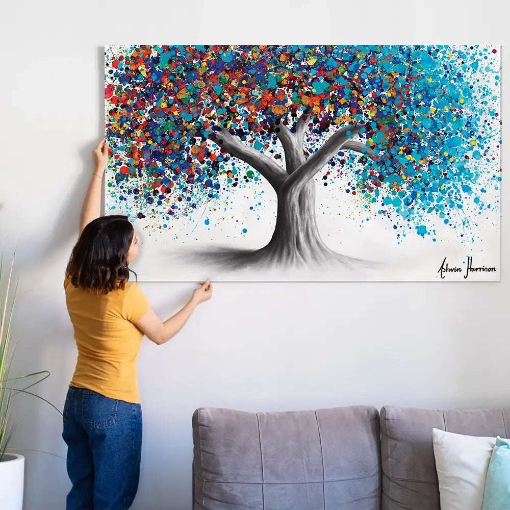 Tree Of Optimism Oversized Canvas Print Tree Of Optimism Oversized Canvas Print wall art product Art Print Shop