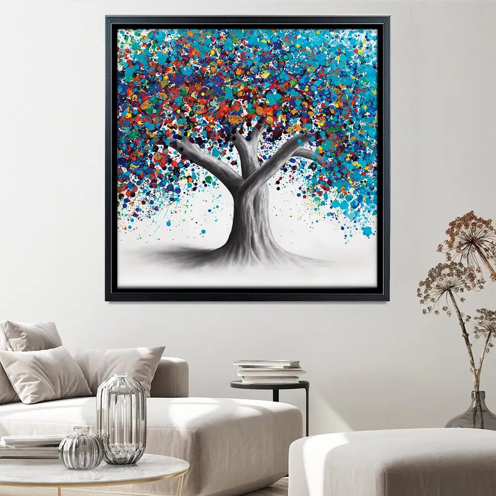 Tree Of Optimism Square Canvas Print Tree Of Optimism Square Canvas Print wall art product Ashvin Harrison