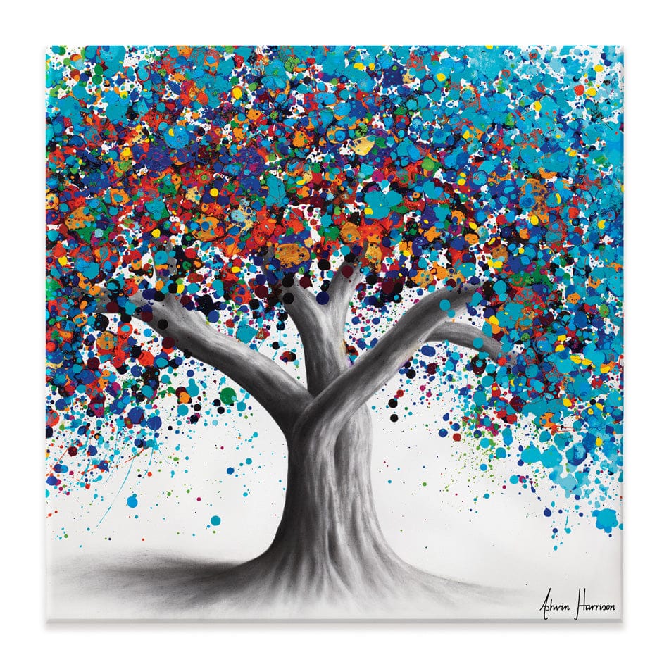 Tree Of Optimism Square Canvas Print wall art product Ashvin Harrison