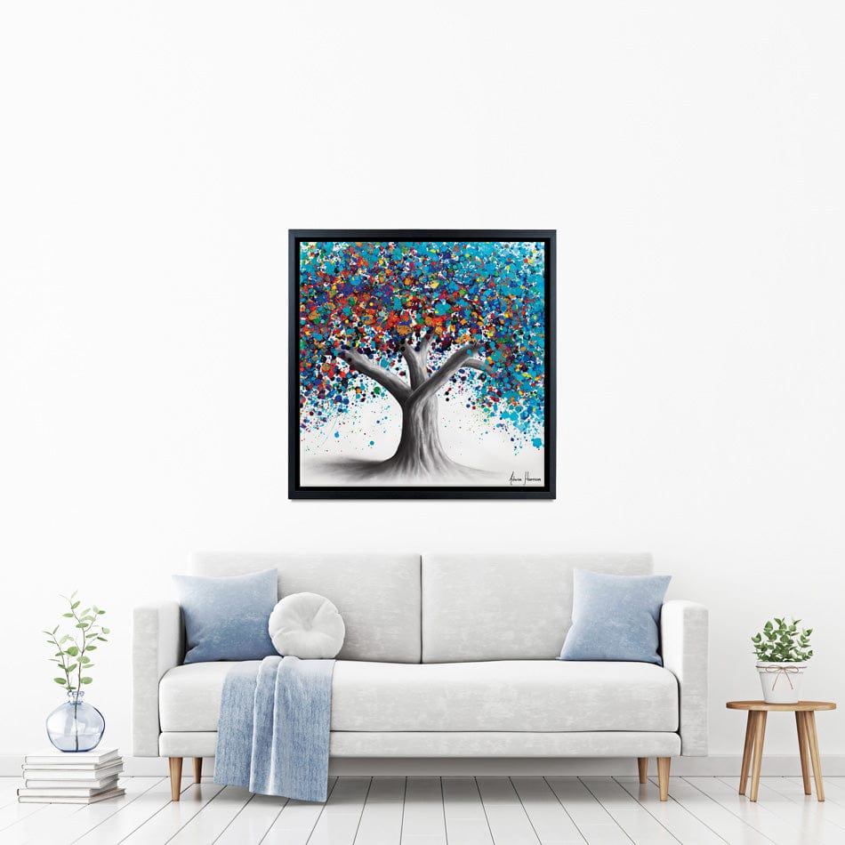 Tree Of Optimism Square Canvas Print wall art product Ashvin Harrison
