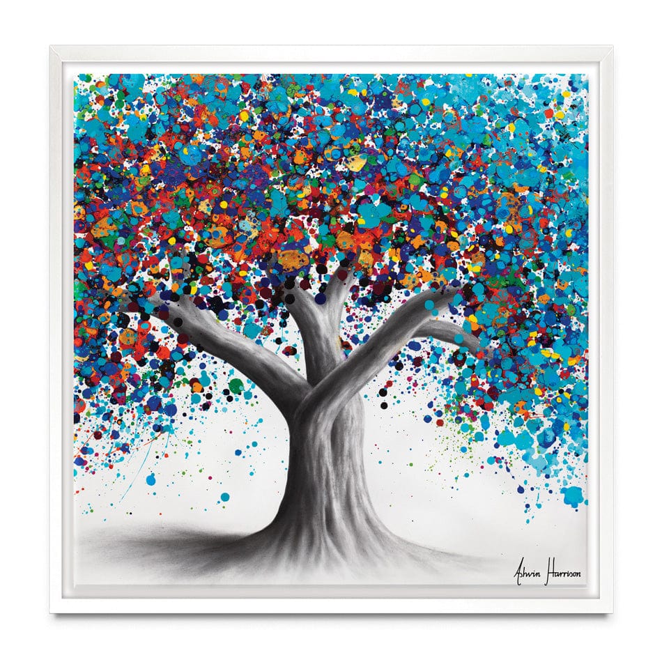 Tree Of Optimism Square Canvas Print wall art product Ashvin Harrison