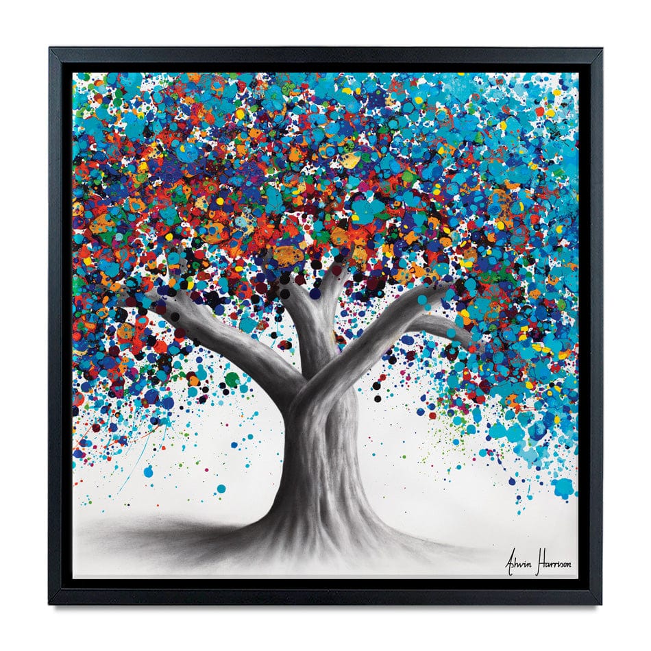 Tree Of Optimism Square Canvas Print wall art product Ashvin Harrison