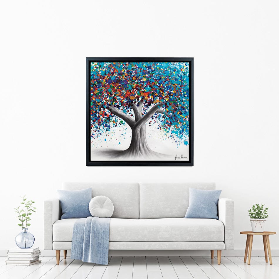 Tree Of Optimism Square Canvas Print wall art product Ashvin Harrison