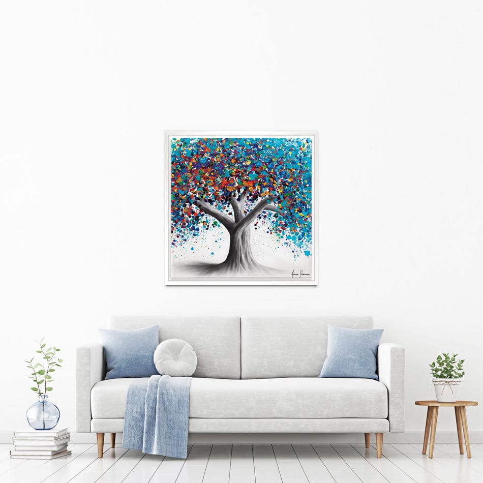 Tree Of Optimism Square Canvas Print wall art product Ashvin Harrison
