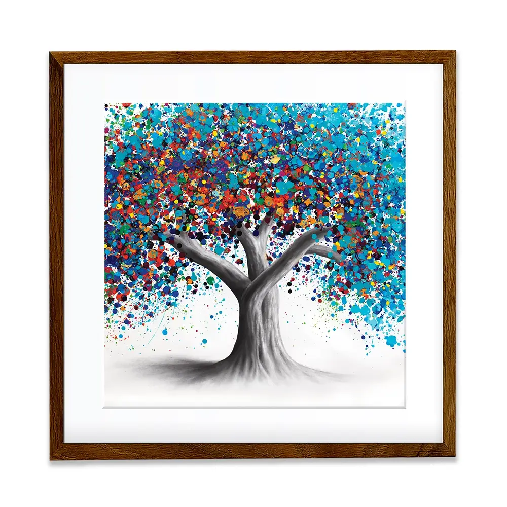 Tree Of Optimism Square Framed Art Print Tree Of Optimism Square Framed Art Print wall art product Ashvin Harrison