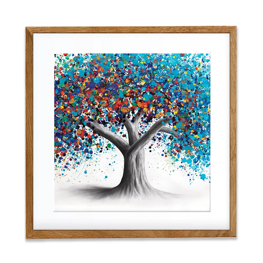 Tree Of Optimism Square Framed Art Print Tree Of Optimism Square Framed Art Print wall art product Ashvin Harrison