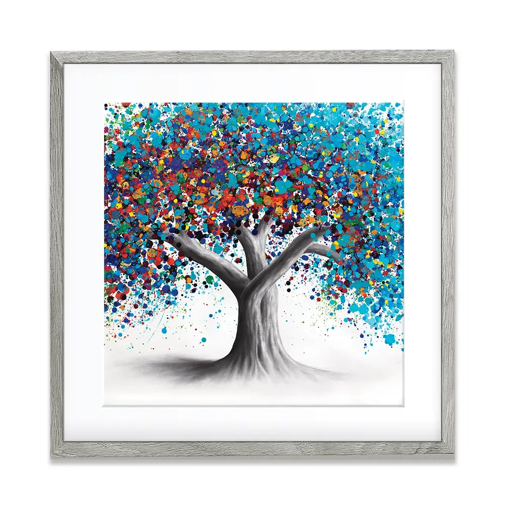 Tree Of Optimism Square Framed Art Print Tree Of Optimism Square Framed Art Print wall art product Ashvin Harrison