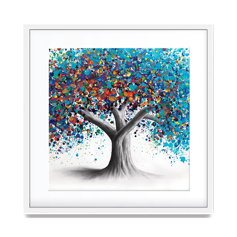 Tree Of Optimism Square Framed Art Print Tree Of Optimism Square Framed Art Print wall art product Ashvin Harrison
