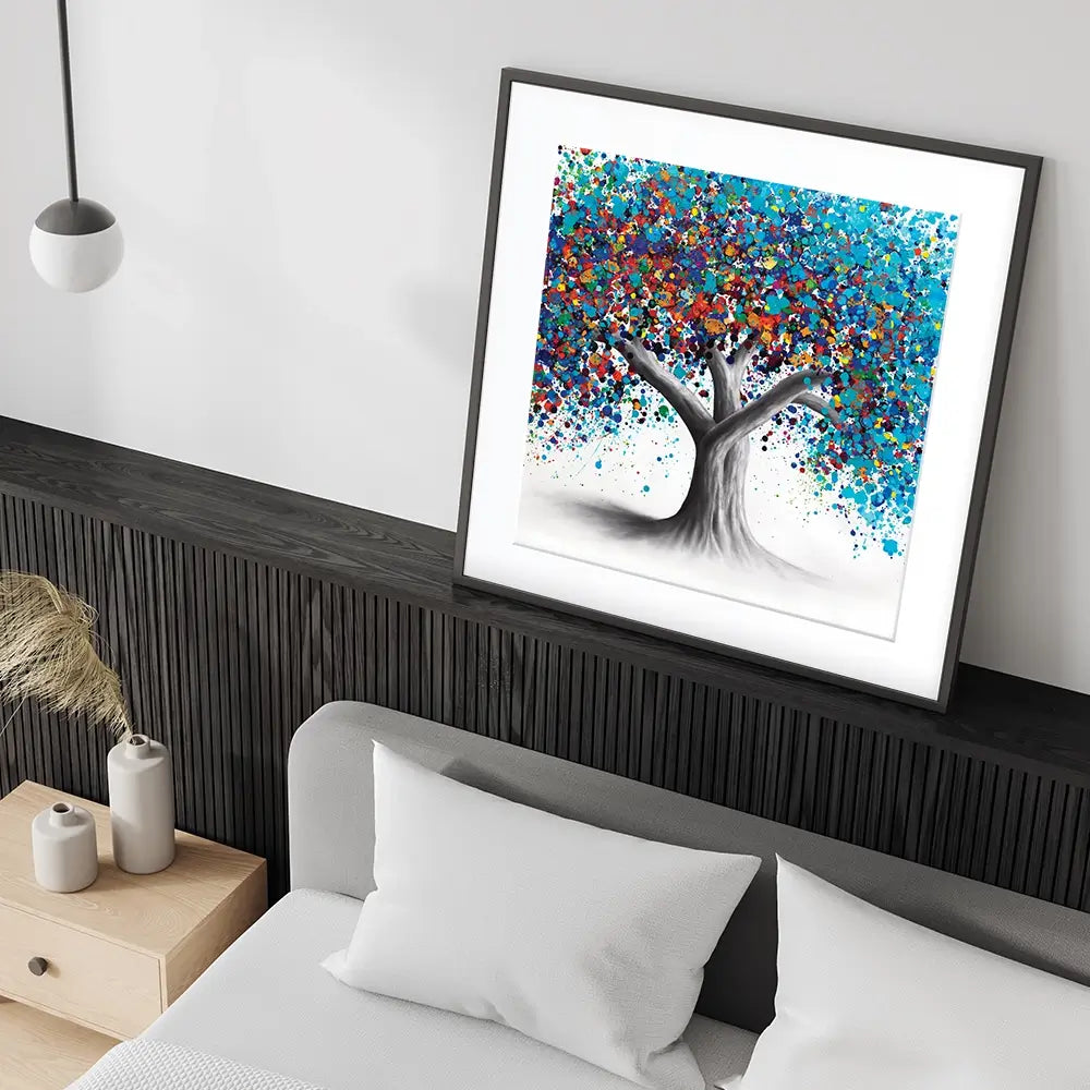 Tree Of Optimism Square Framed Art Print Tree Of Optimism Square Framed Art Print wall art product Ashvin Harrison