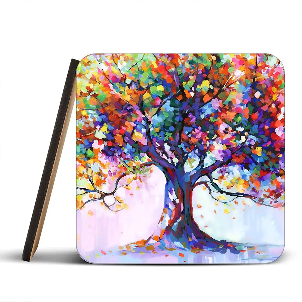 Tree Of Wellbeing Coaster Set Tree Of Wellbeing Coaster Set wall art product Leon Devenice