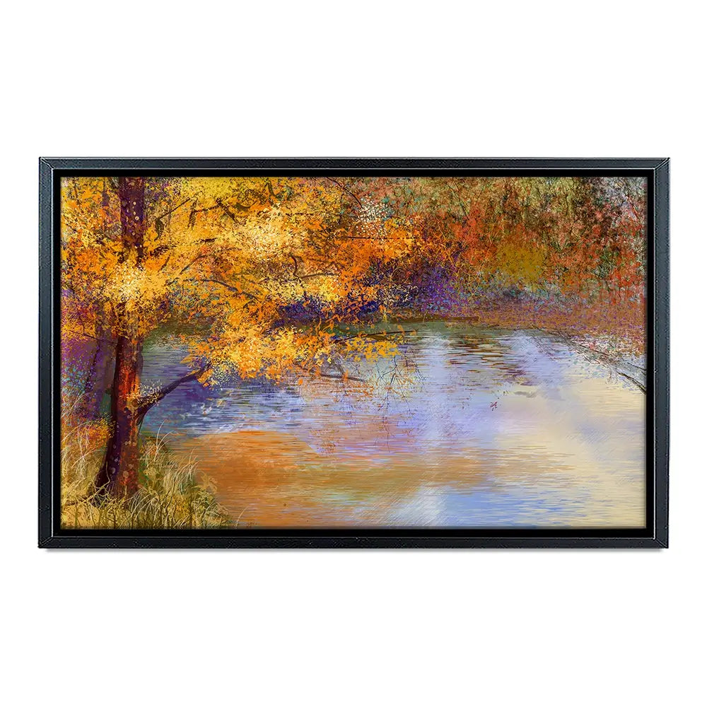 Tree Over The River Canvas Print Tree Over The River Canvas Print wall art product Art Print Shop