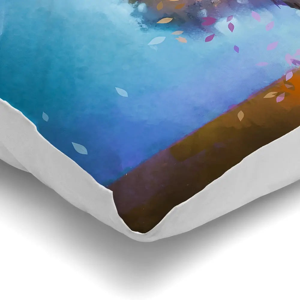Tree Petals Cushion Tree Petals Cushion wall art product Art Print Shop