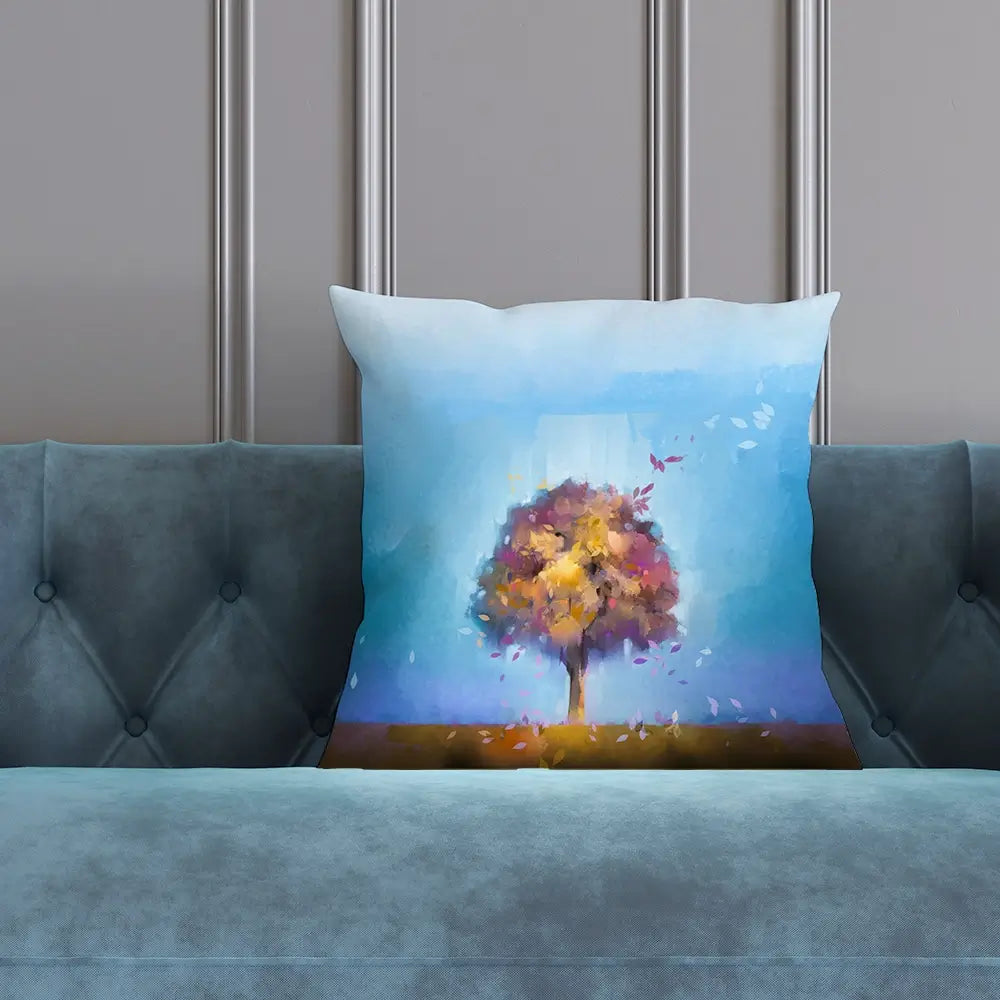 Tree Petals Cushion Tree Petals Cushion wall art product Art Print Shop