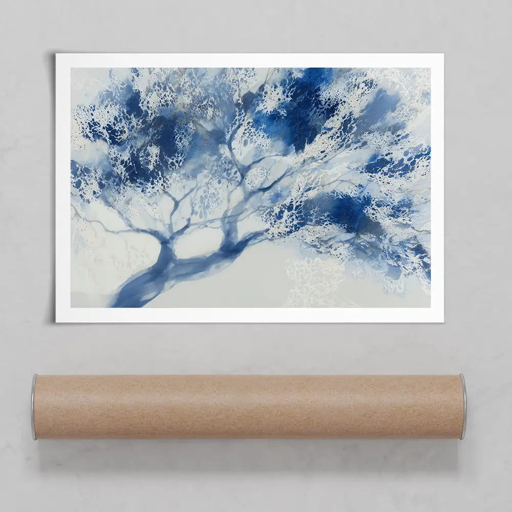 Tree Splatter Art Print Tree Splatter Art Print wall art product Chromatic Storm Studio