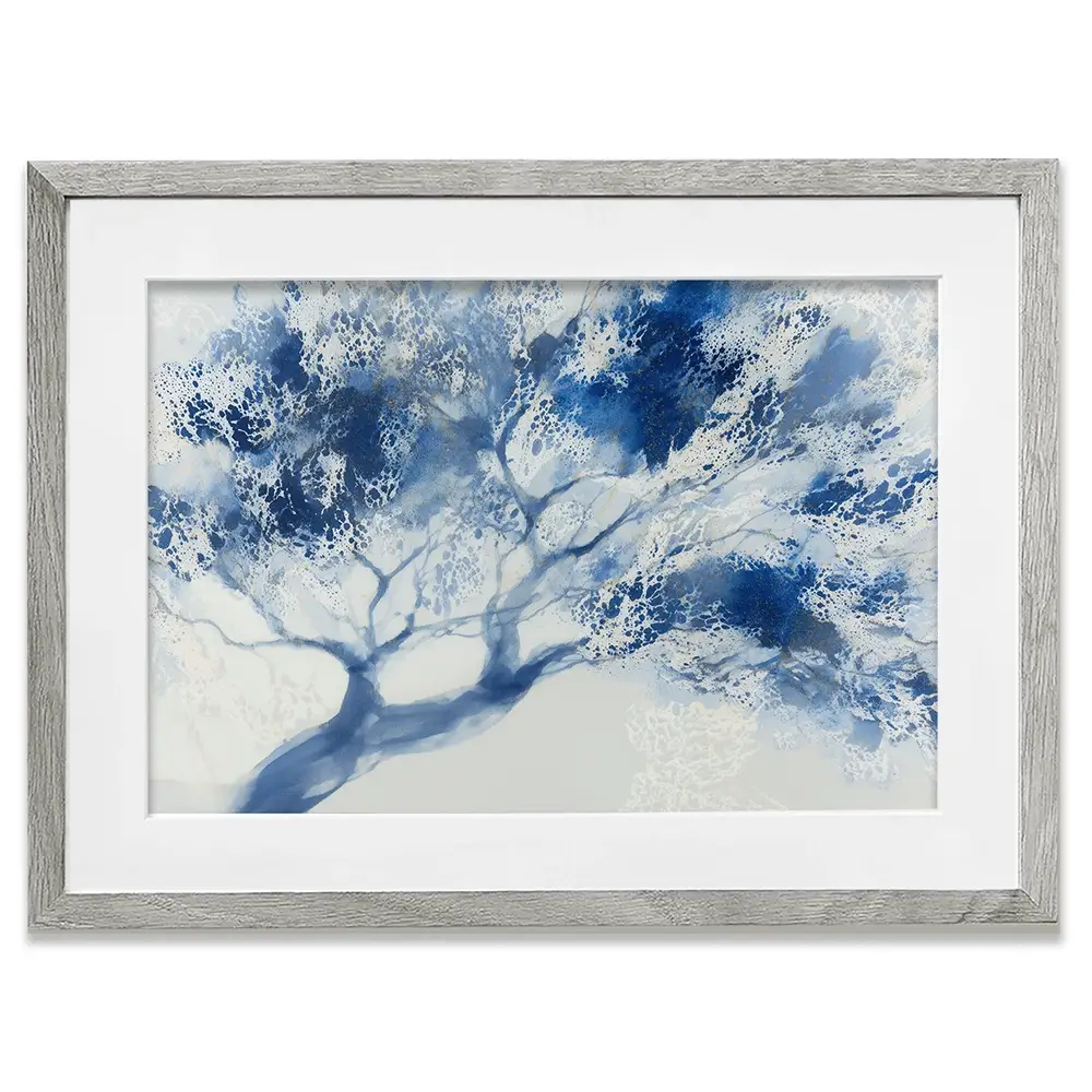 Tree Splatter Framed Art Print Tree Splatter Framed Art Print wall art product Chromatic Storm Studio