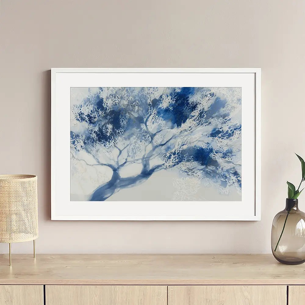 Tree Splatter Framed Art Print Tree Splatter Framed Art Print wall art product Chromatic Storm Studio