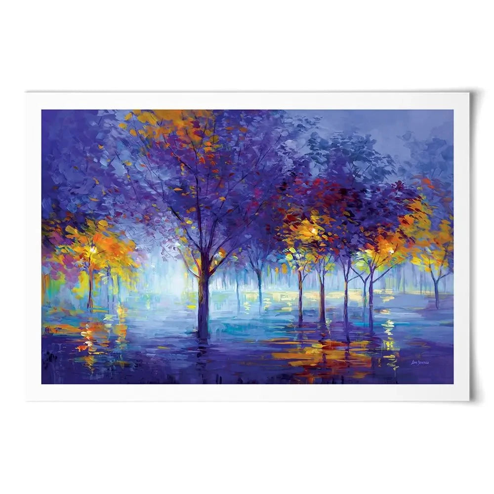 Trees Of Dreamy Nights Art Print Trees Of Dreamy Nights Art Print wall art product Leon Devenice