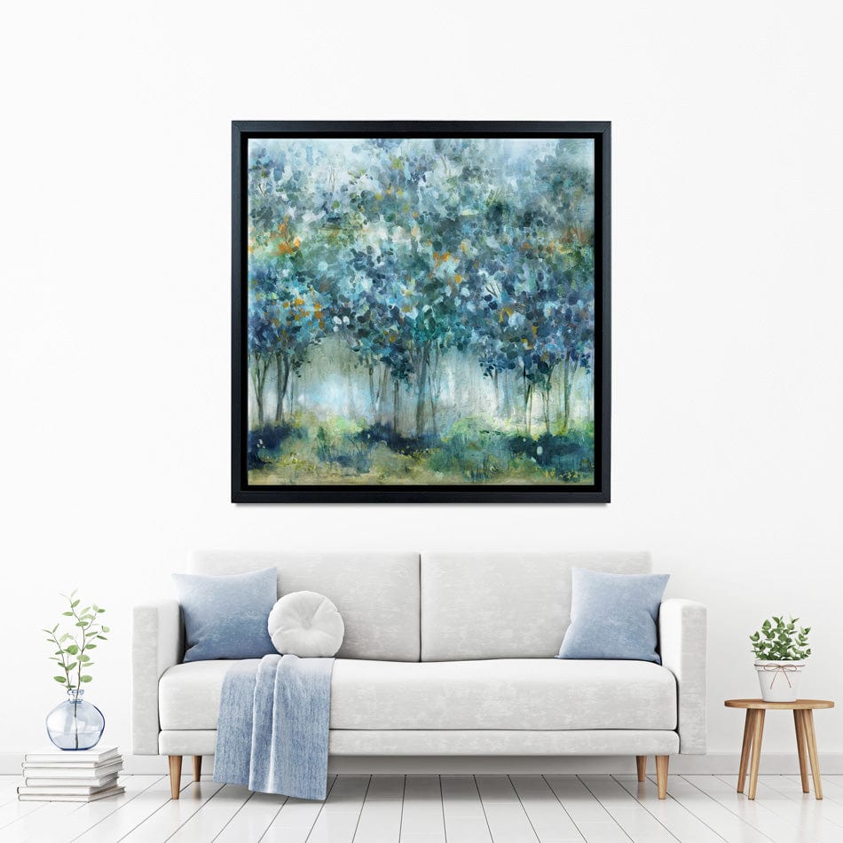 Treetop Mist Canvas Print wall art product Carol Robinson