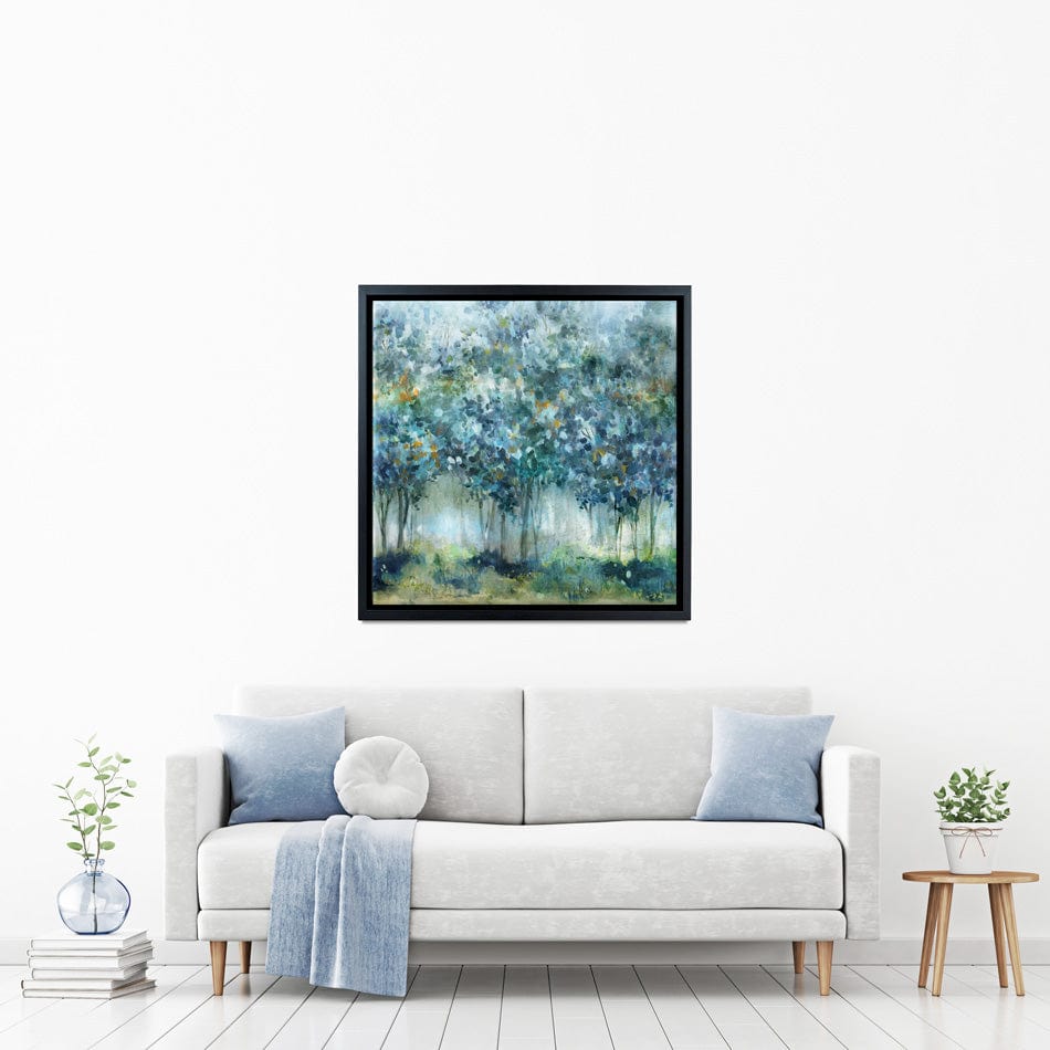 Treetop Mist Canvas Print wall art product Carol Robinson