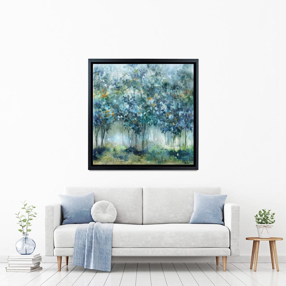 Treetop Mist Canvas Print wall art product Carol Robinson