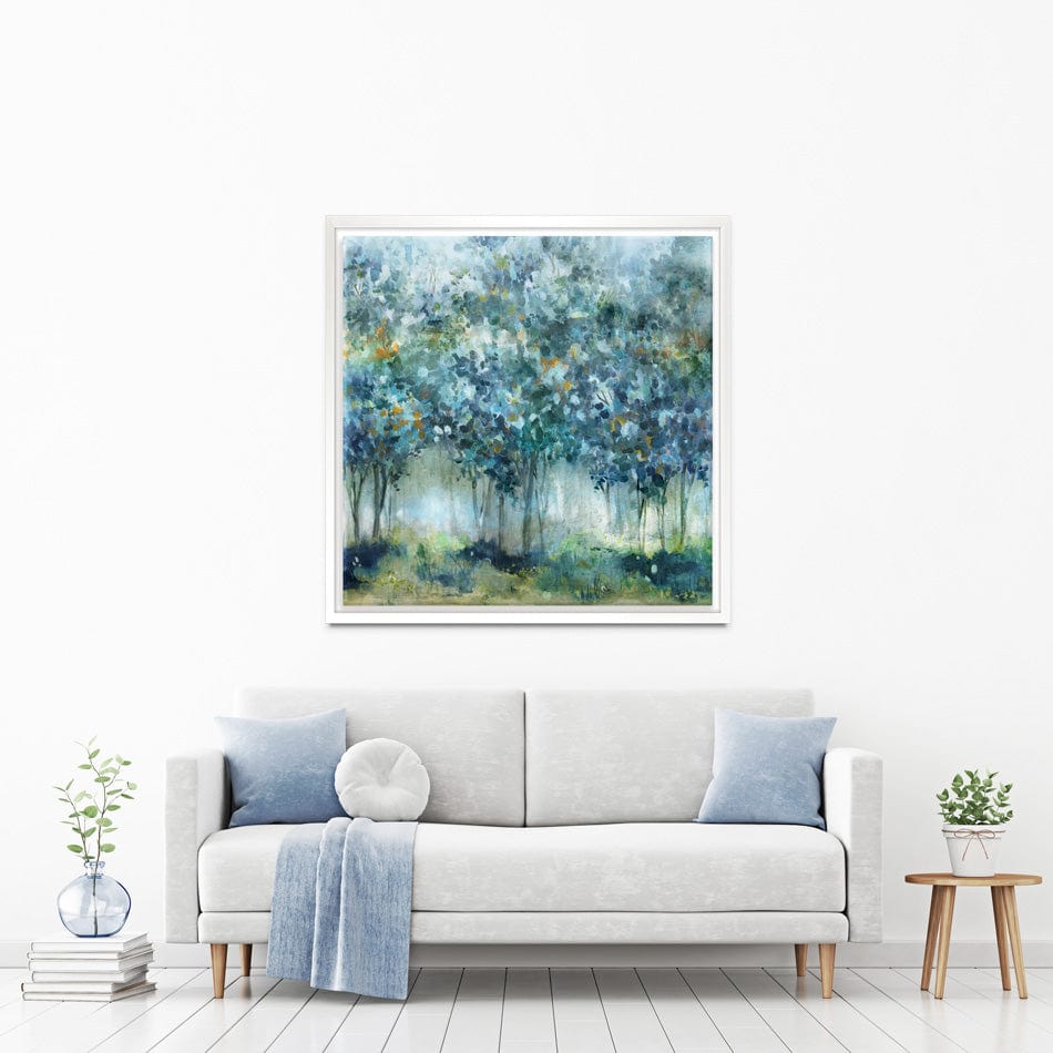 Treetop Mist Canvas Print wall art product Carol Robinson