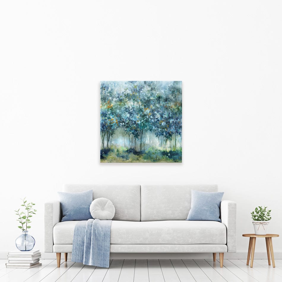 Treetop Mist Canvas Print wall art product Carol Robinson