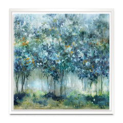 Treetop Mist Canvas Print wall art product Carol Robinson