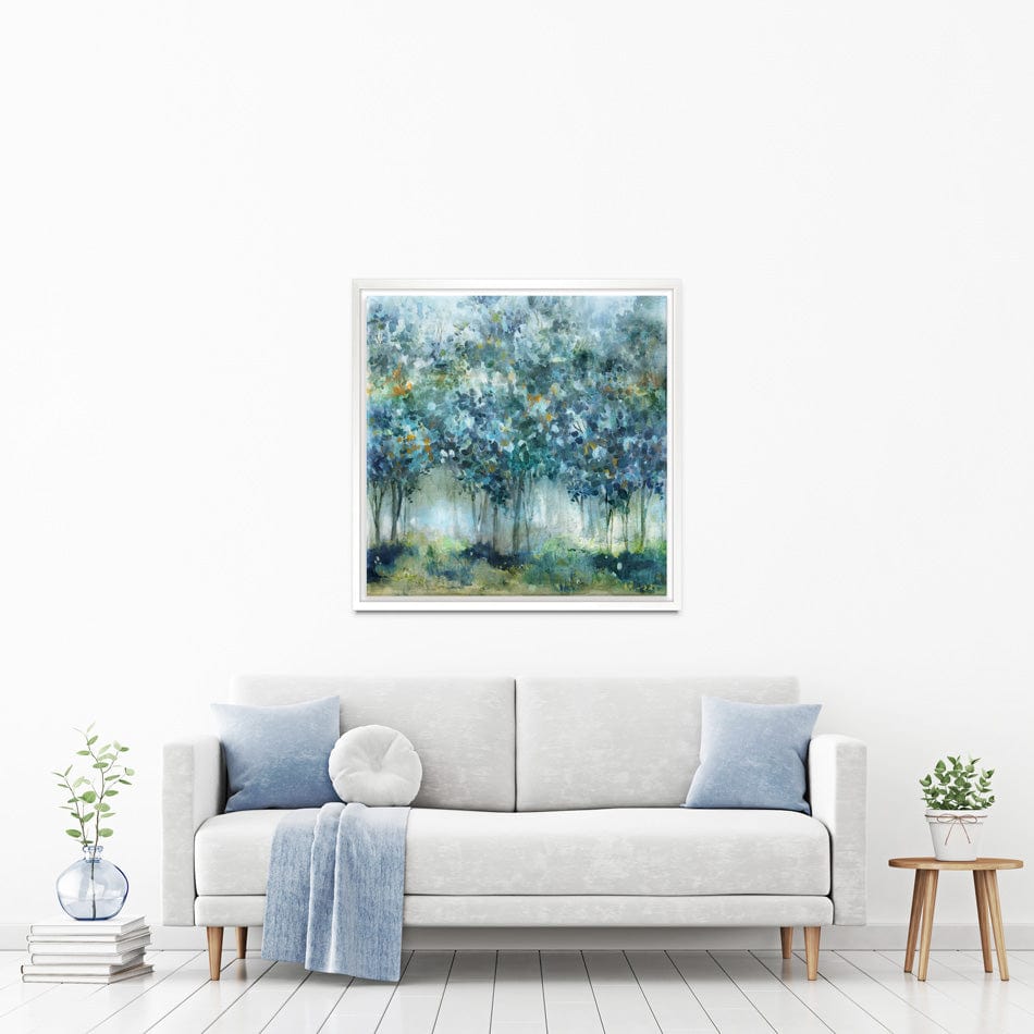 Treetop Mist Canvas Print wall art product Carol Robinson