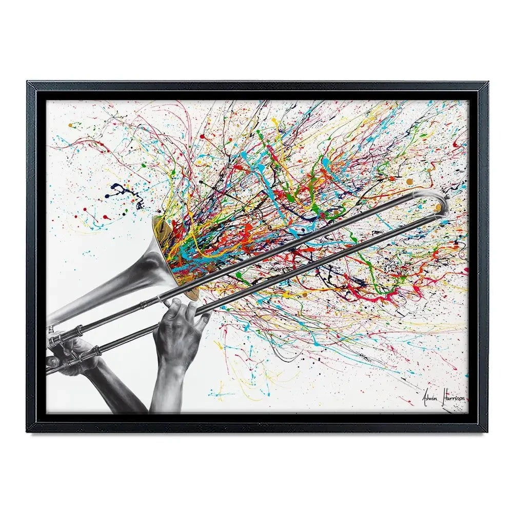 Trombone Solo Canvas Print Trombone Solo Canvas Print wall art product Ashvin Harrison